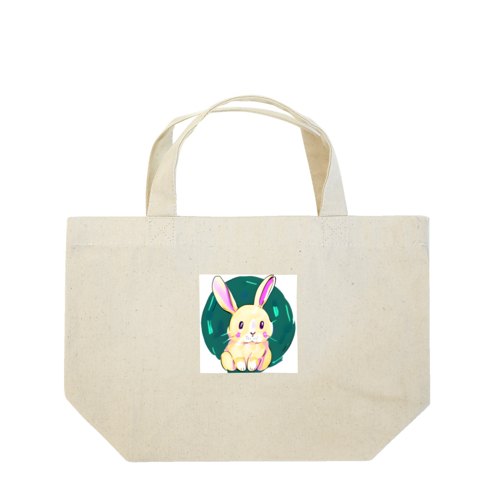 Haruharuのぼくうさぎのイラストグッズ Lunch Tote Bag