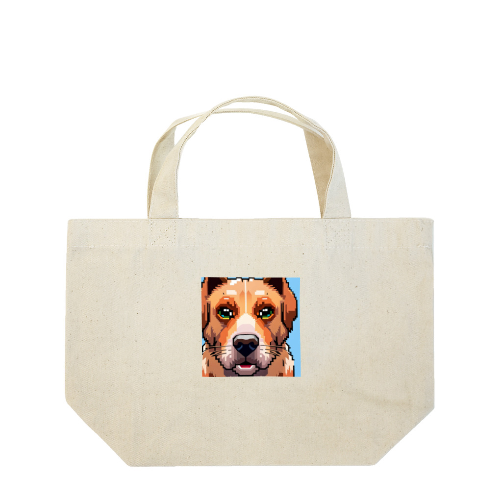 getprizeのドット絵の犬 Lunch Tote Bag