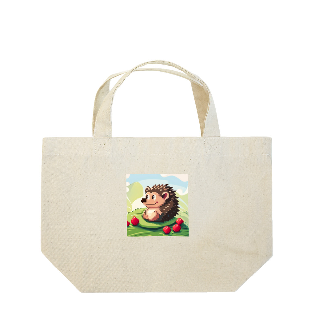 エリー💎好きで稼ぐ副業ソムリエ社長のピクニックをするハリネズミ Lunch Tote Bag