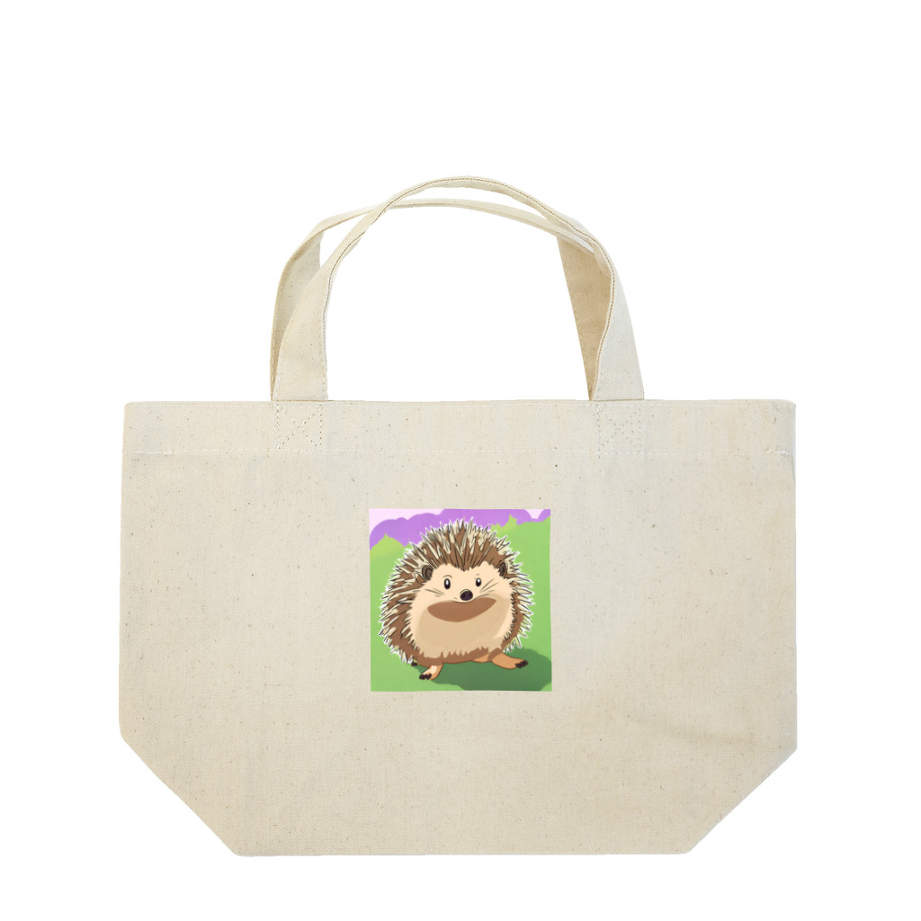ta-haのイラストハリネズミグッズ Lunch Tote Bag