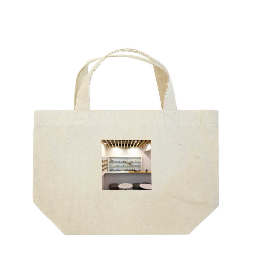 katsuki_toyotaのカフェイラストくん Lunch Tote Bag