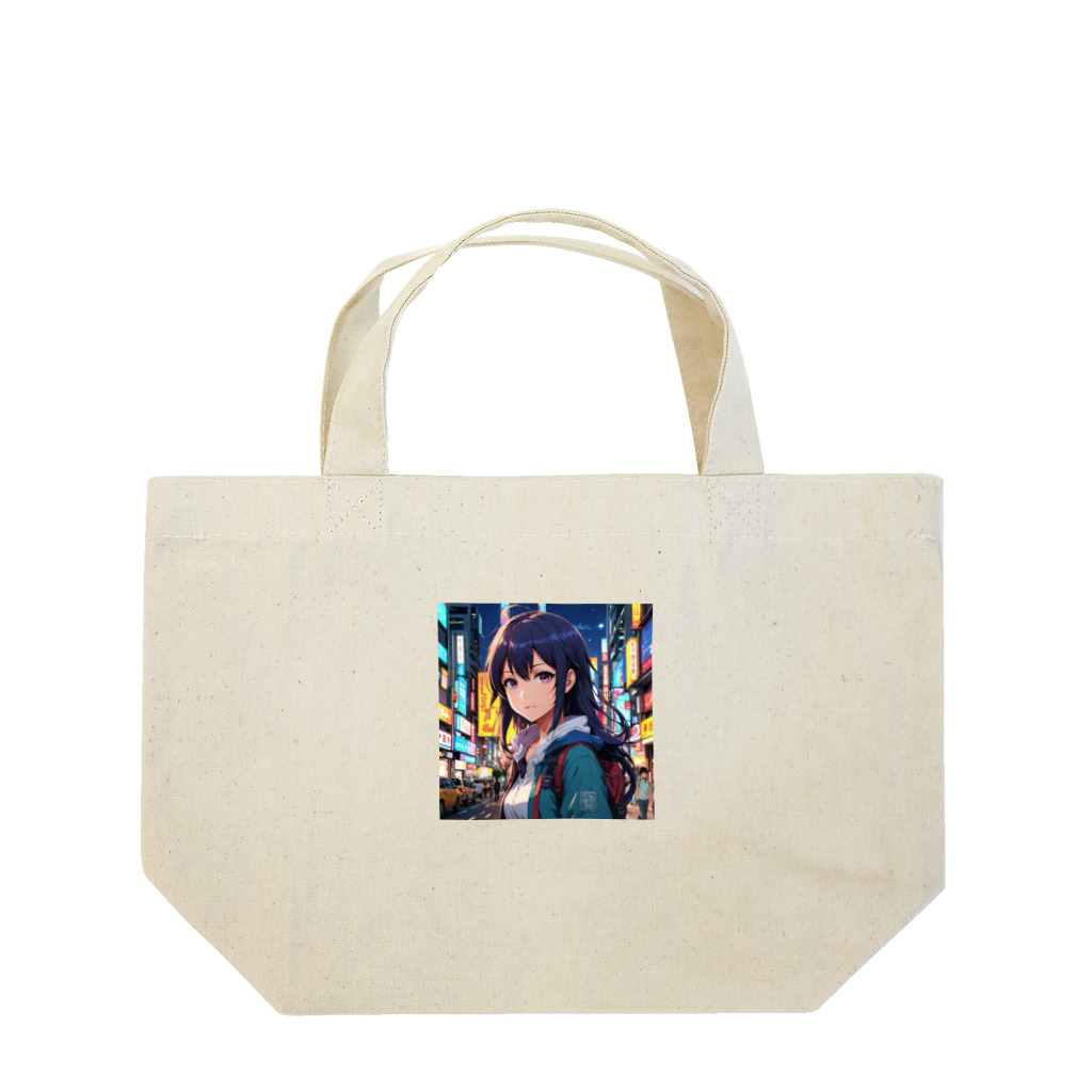 sion1010のひとりで演奏する、夢いっぱいの女の子♪ Lunch Tote Bag