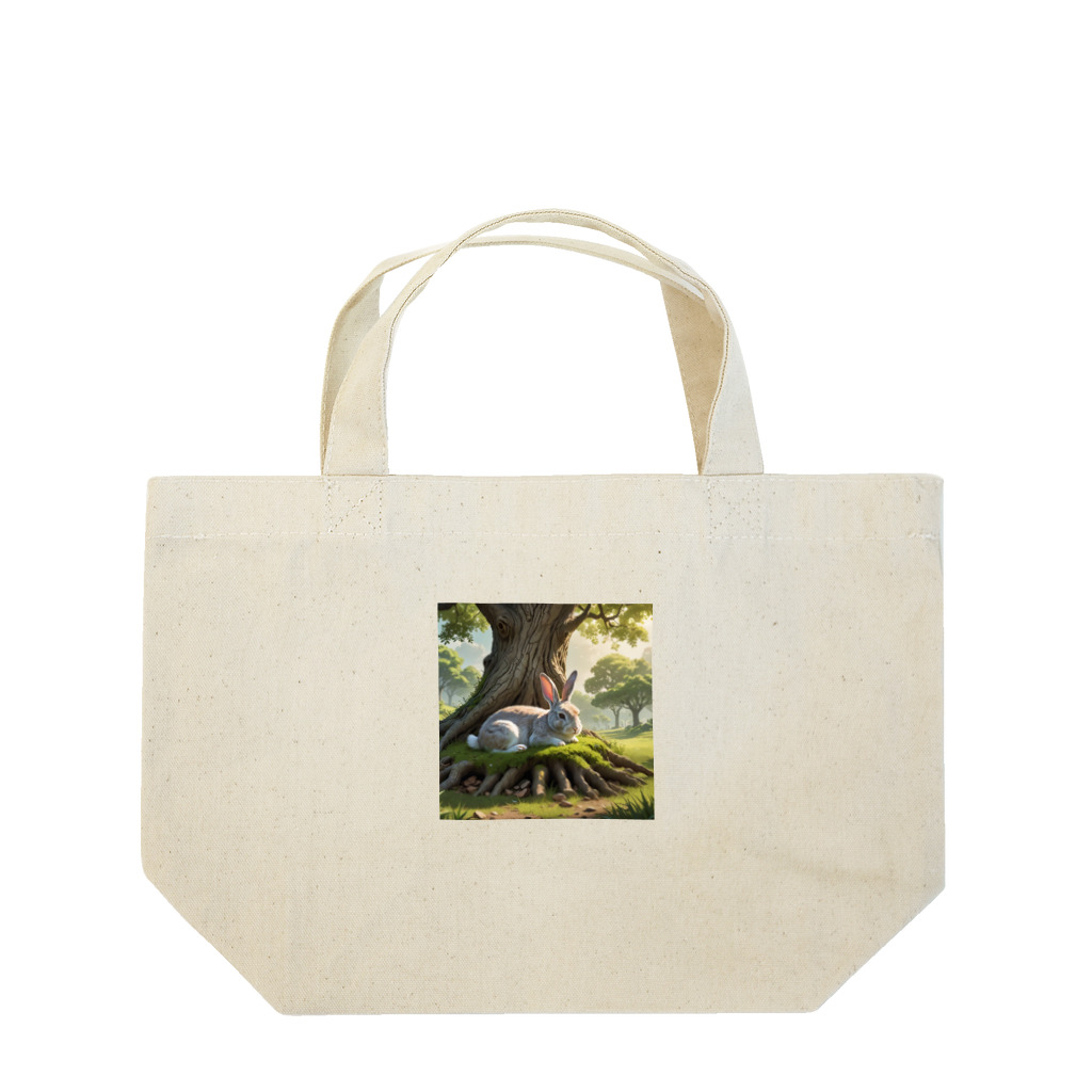 カズシの森のうさぎ Lunch Tote Bag