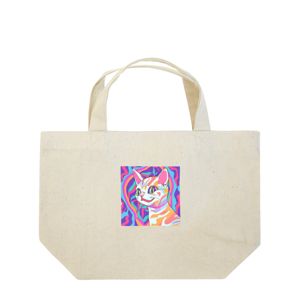 Amrita StoreのPsy Cat ランチトートバッグ