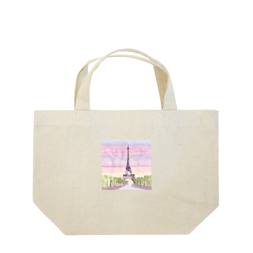 m/okのパリの街並み🗼グッズ Lunch Tote Bag