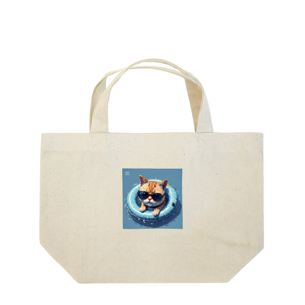 メロンパン猫のサマーキャット Lunch Tote Bag