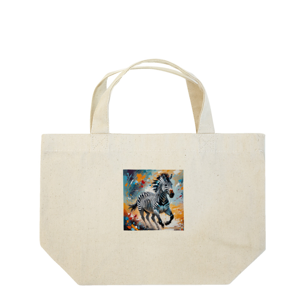 sakucchoの神秘なシマウマ Lunch Tote Bag