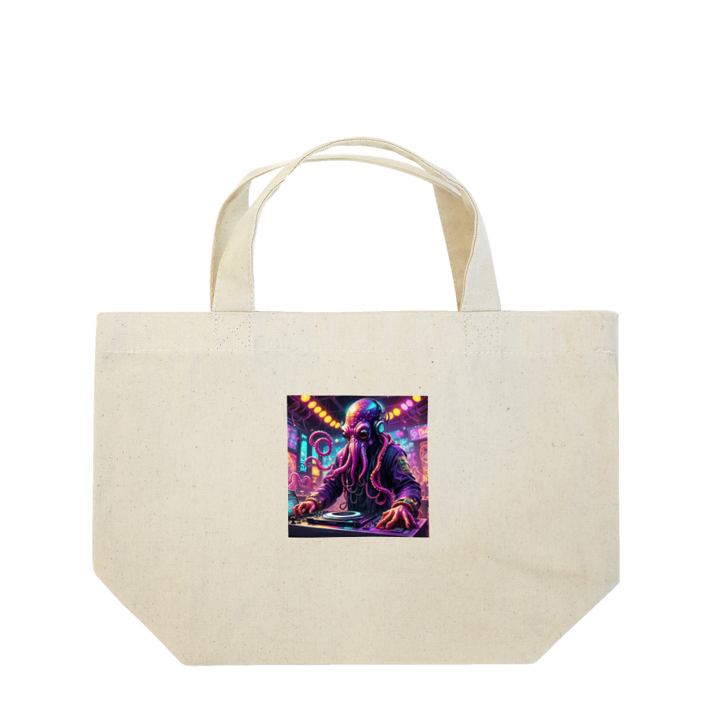 ちゃんろんのDJタコ Lunch Tote Bag