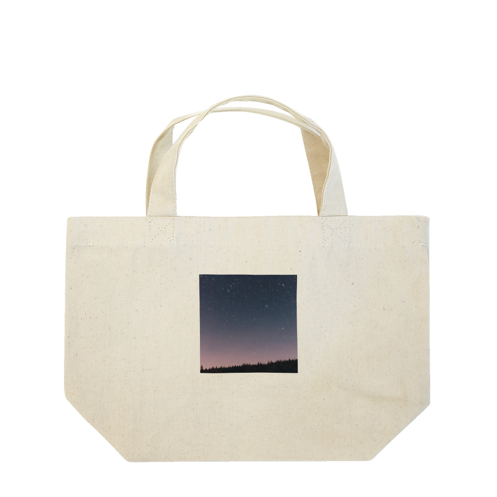 Chama's shopの星空 Lunch Tote Bag