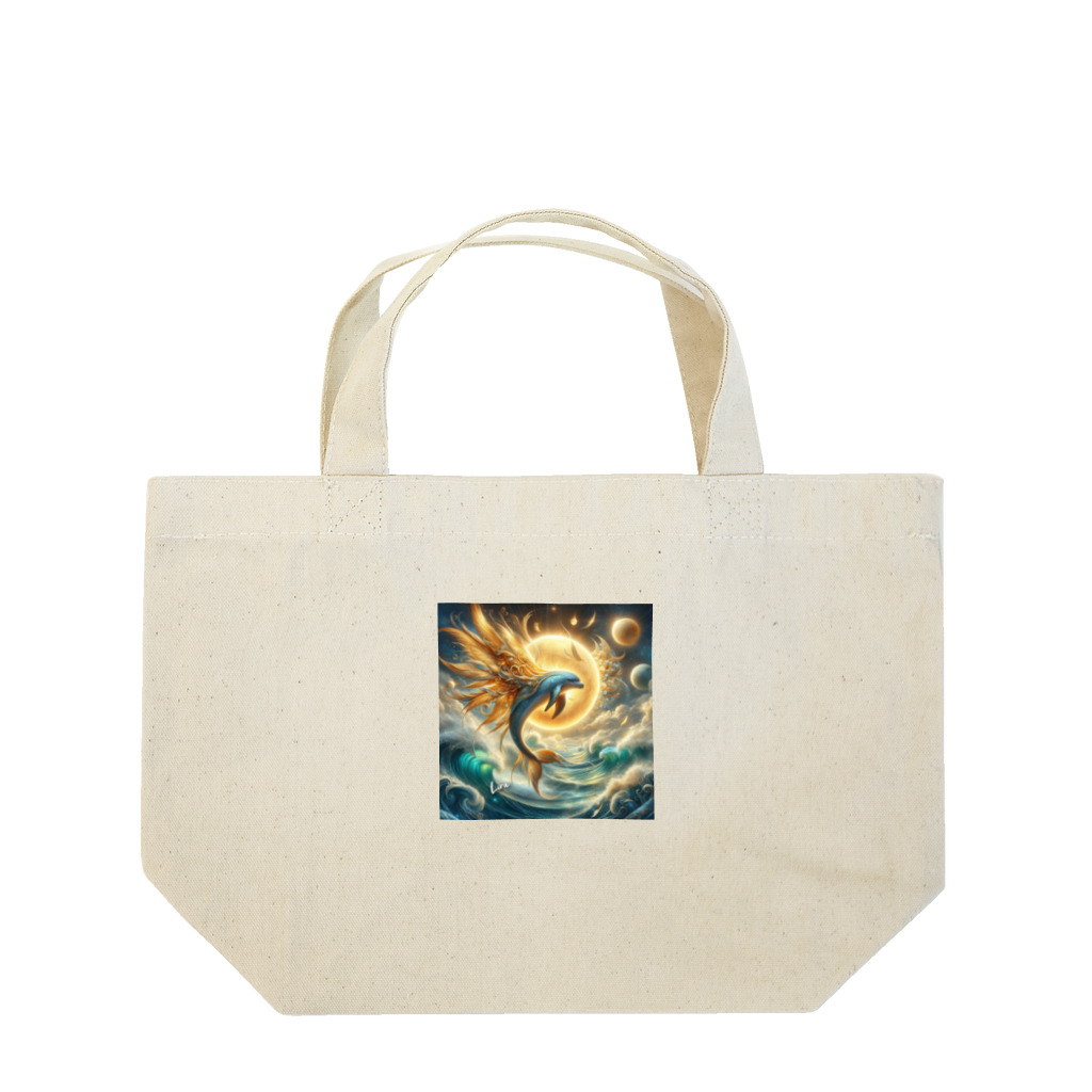 Lira-0011のLiraイルカ天使シリーズ～ Lunch Tote Bag