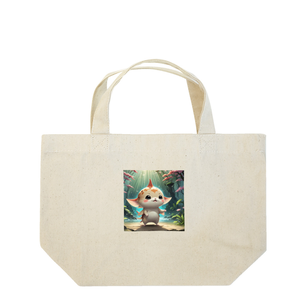 AI妖怪大図鑑のエイヒレ妖怪　炙りん坊 Lunch Tote Bag