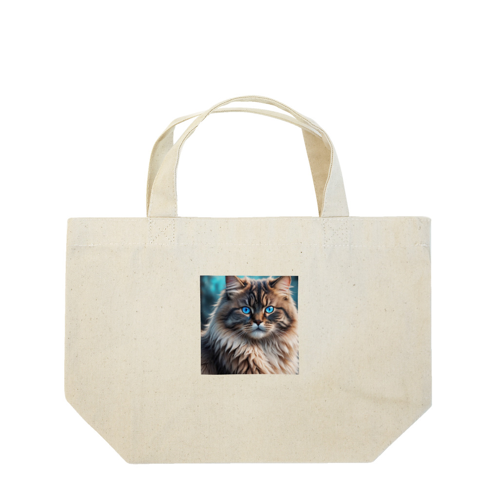 Koiwamiyaの青き目のメインクーン Lunch Tote Bag