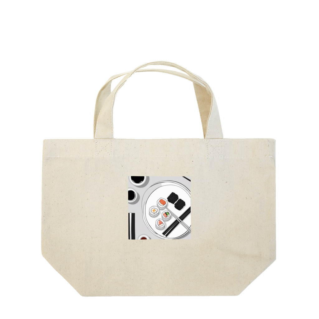 小田桐拓道のお寿司 Lunch Tote Bag