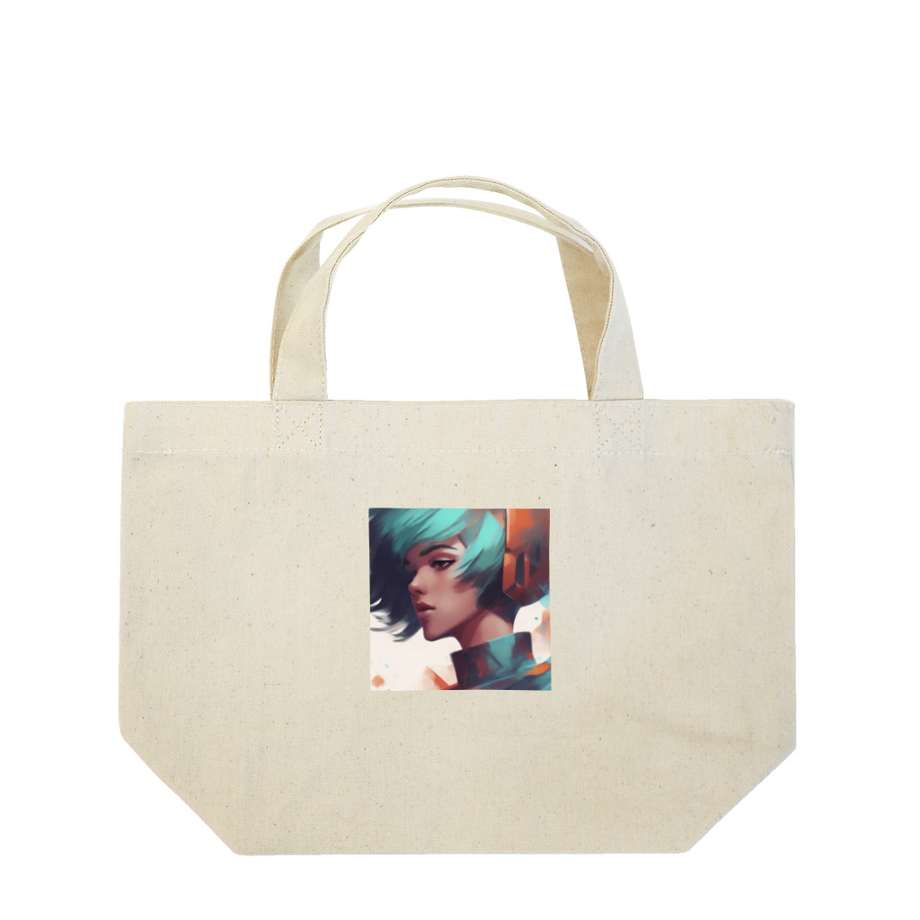 たてっぴのショップのボブカットのアイドル Lunch Tote Bag