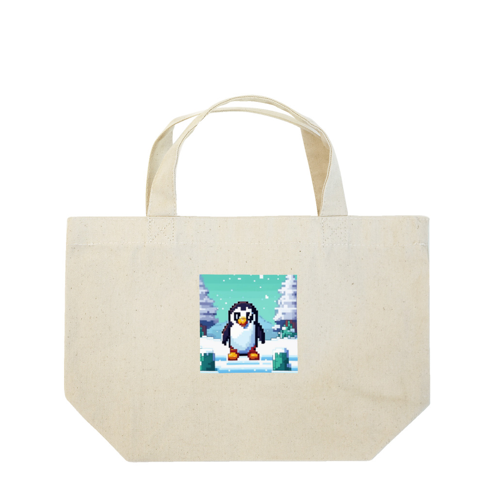 ulyssespomatsの冒険しているペンギン ランチトートバッグ