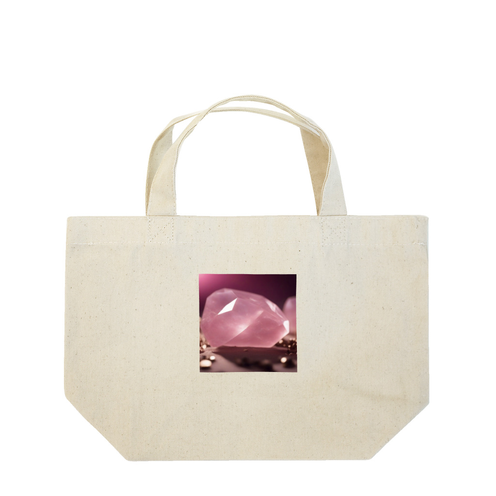 yurimichiのローズクォーツ Lunch Tote Bag