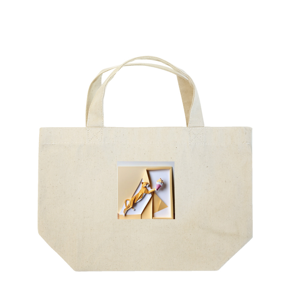yumiceのice meets オリガミチーター Lunch Tote Bag