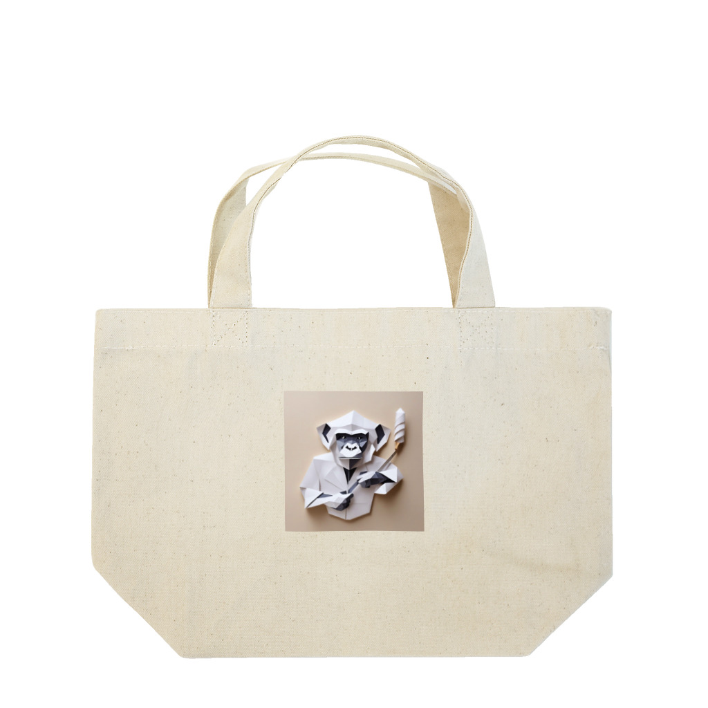 yumiceのice meets　オリガミチンパンジー Lunch Tote Bag