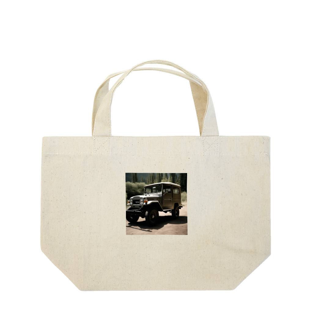 Vintage MotorVehicleのトヨタ・ランドクルーザー Lunch Tote Bag