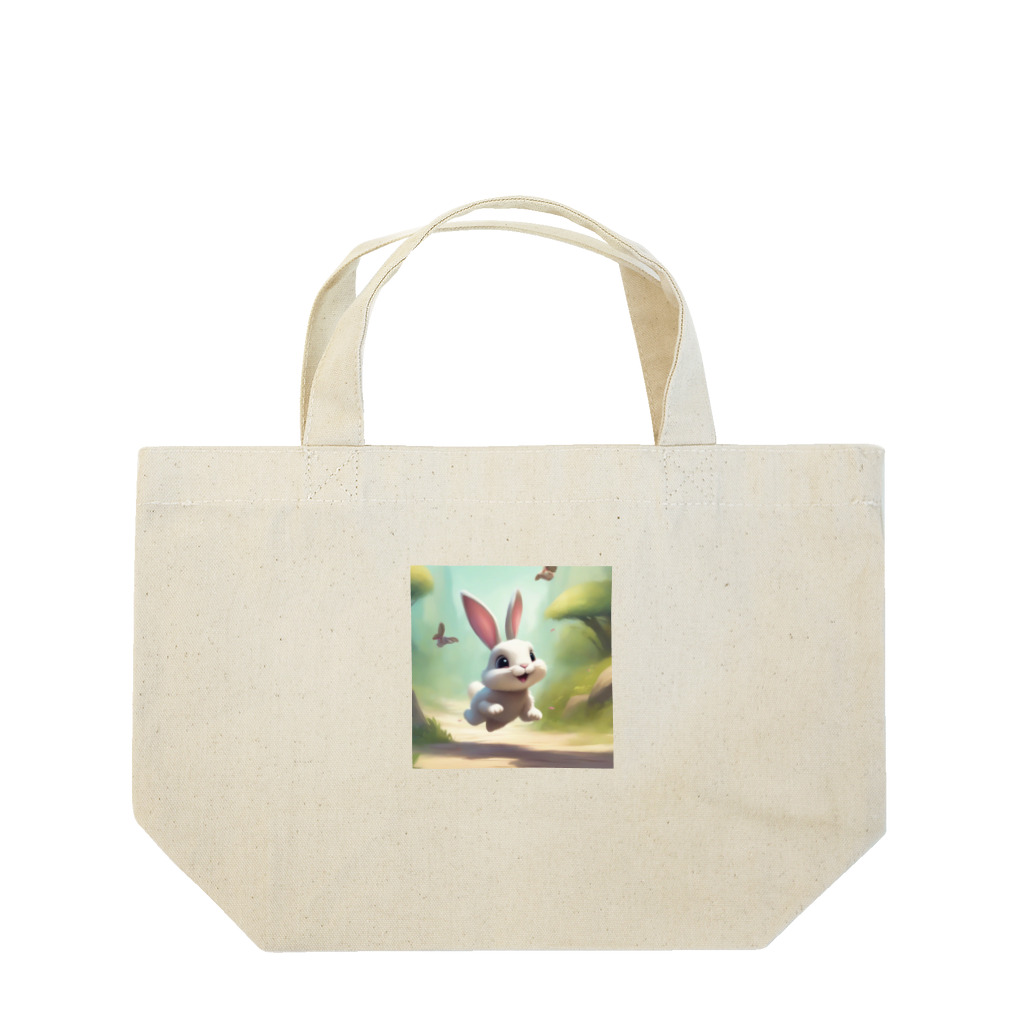 hibiscus_7のぴょんぴょんうさぎ Lunch Tote Bag