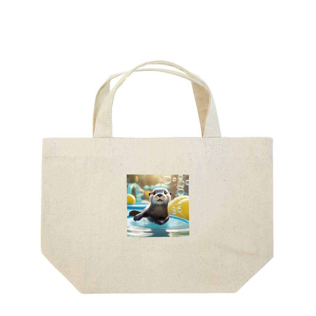 アカギソウシのあかちゃんらっこ Lunch Tote Bag