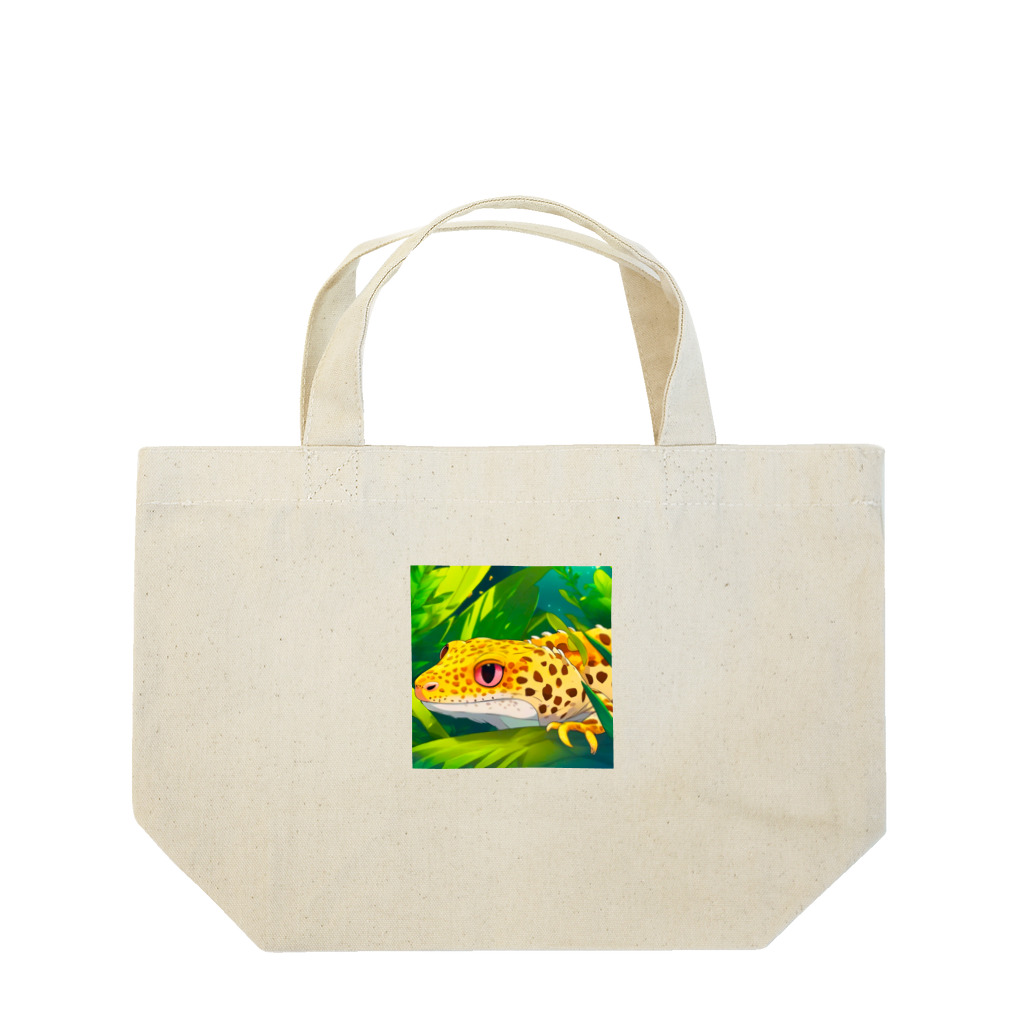 Ramennnの木陰のレオパさん Lunch Tote Bag