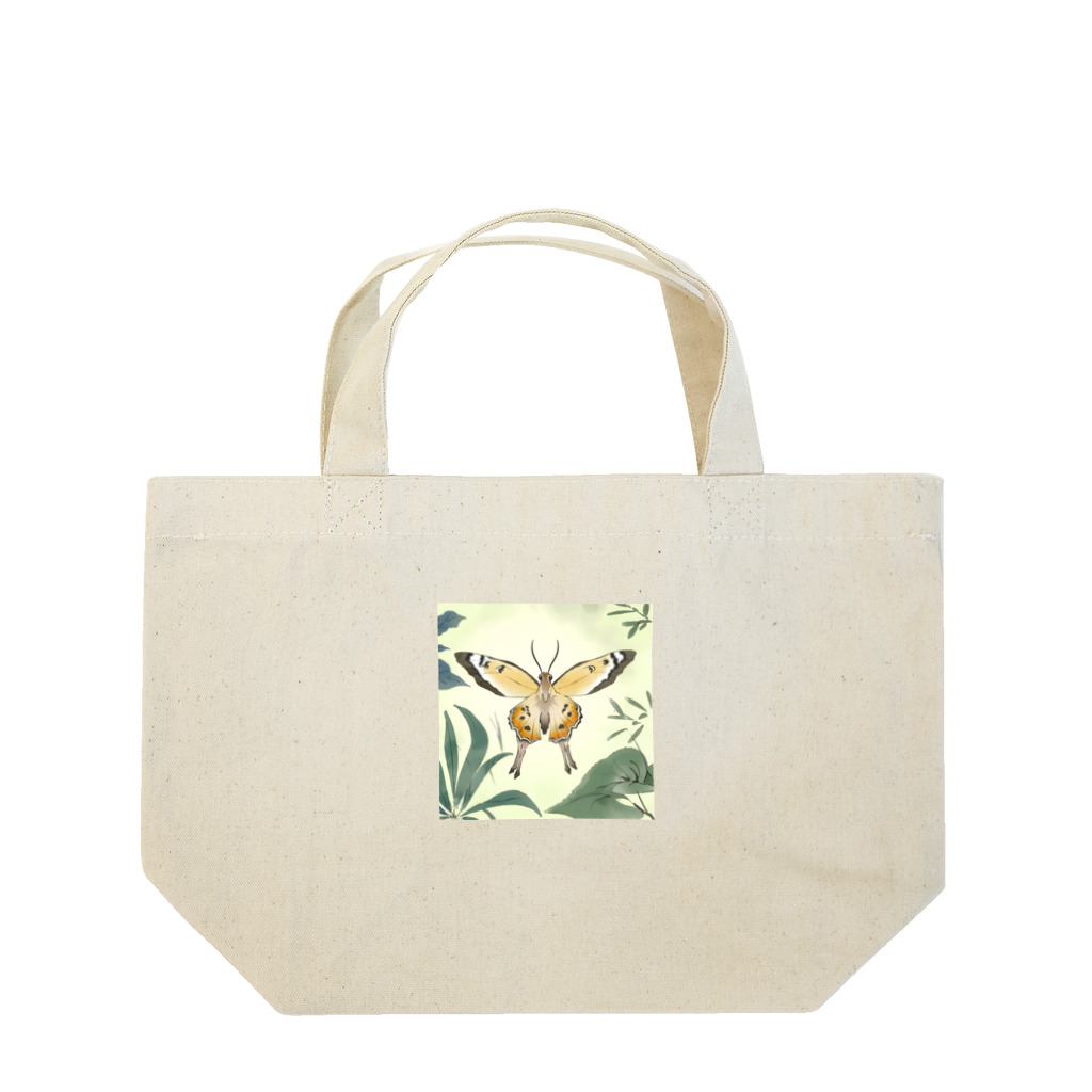 bigbamboofamilyの鹿と蝶の融合　その三 Lunch Tote Bag