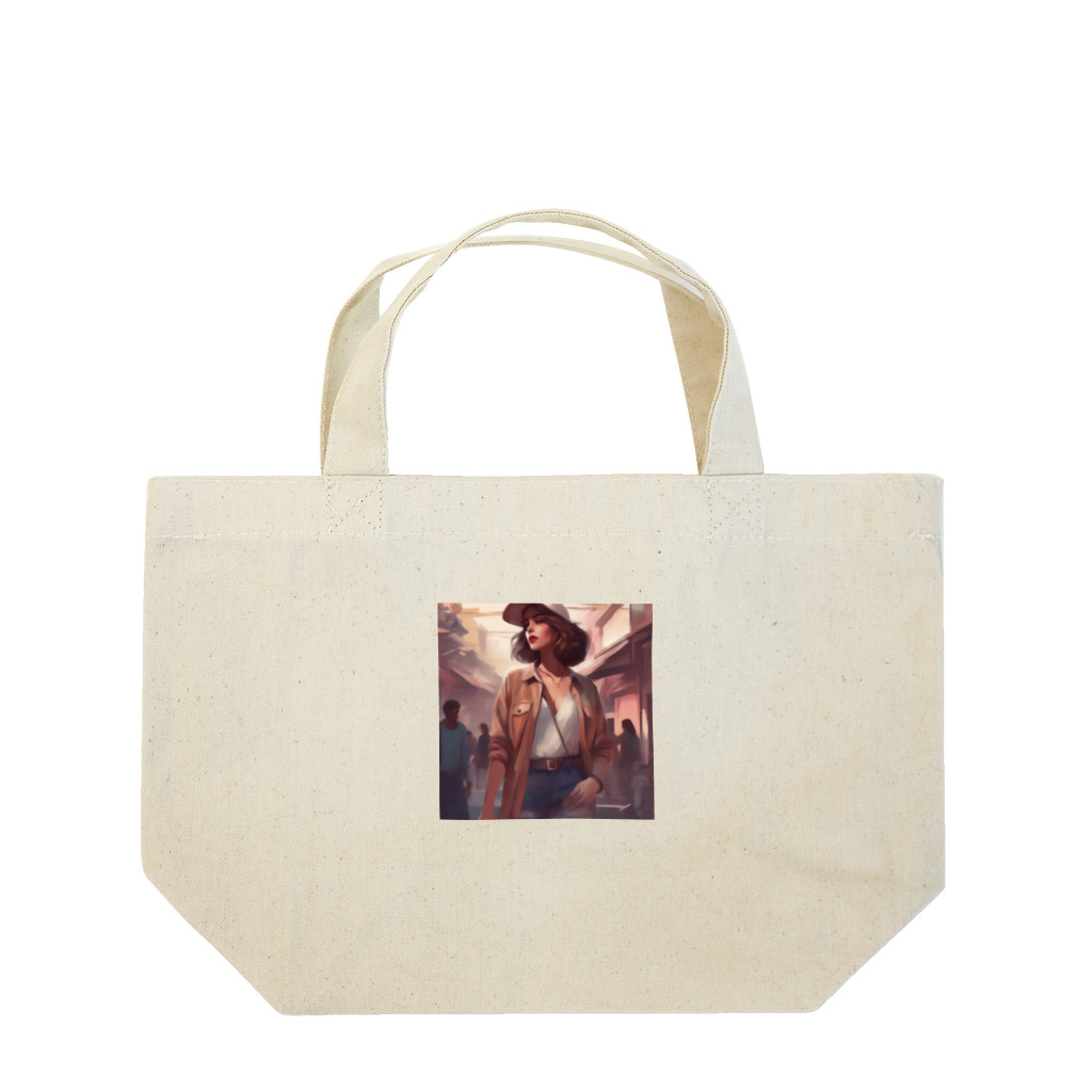 Kyon_IllustItemShopのグランジスタイルのファッションアイコン Lunch Tote Bag