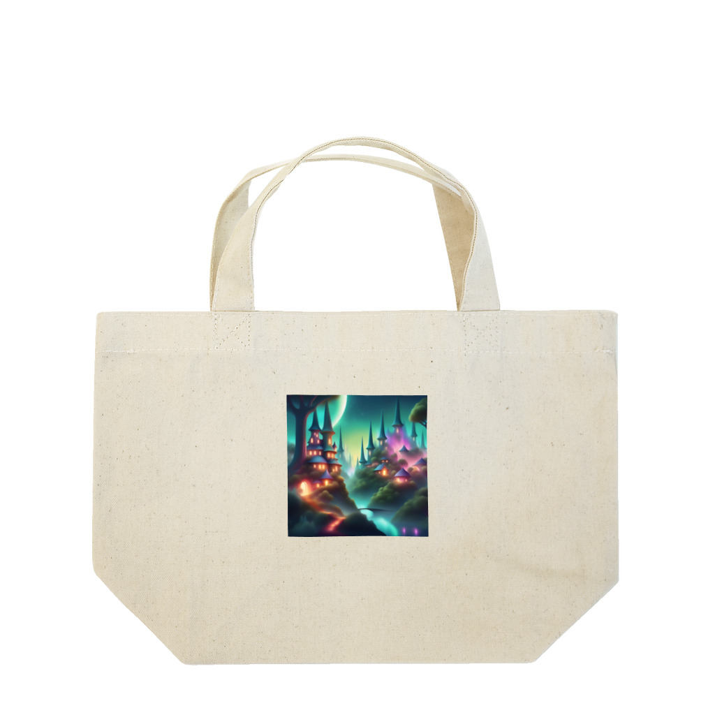 entalaboの近未来自然都市 Lunch Tote Bag