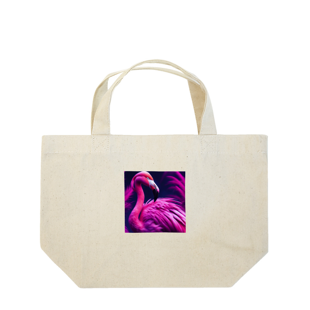 Kokoro-nagomu-Nagomiのフラミンゴ16 Lunch Tote Bag