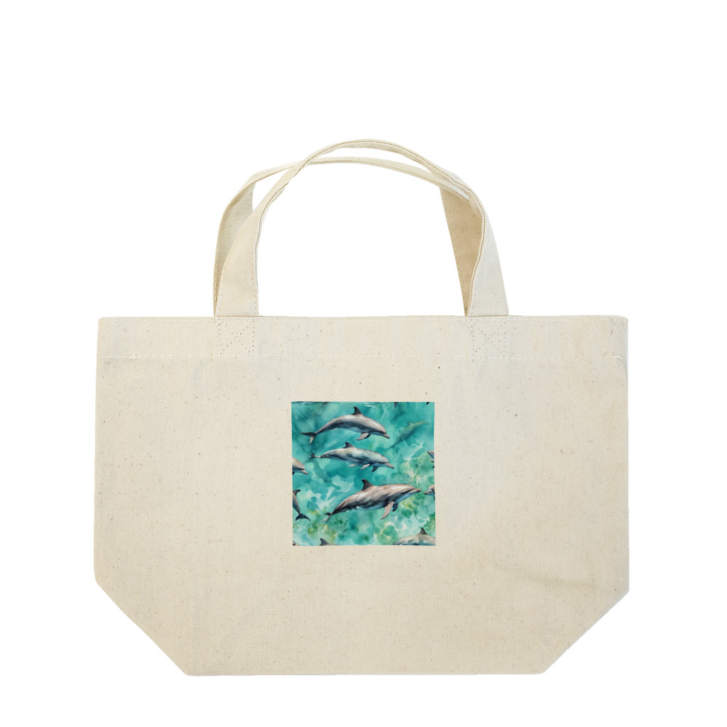 ma_kagawaのハワイのイルカ Lunch Tote Bag