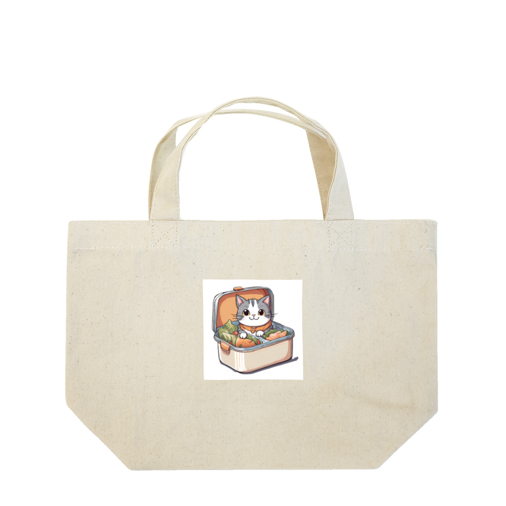 HIROYAN5935のキャットランチボックス Lunch Tote Bag