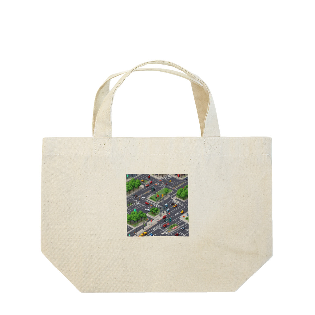 ft141104の「都会の信号 道路マップ」 Lunch Tote Bag