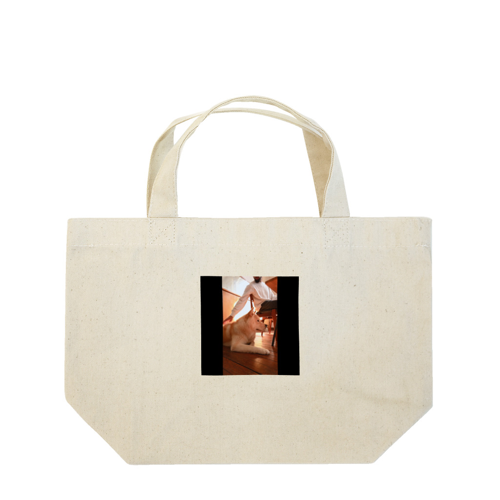 kaerinofficeの大好きな犬と一緒に撮った忠実な写真🐾 Lunch Tote Bag