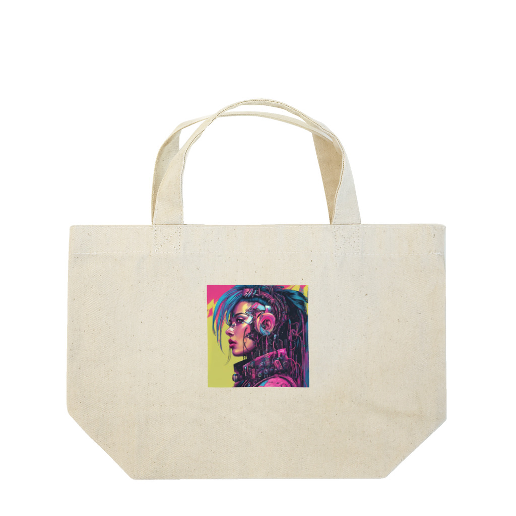 Appoのパンクガール Lunch Tote Bag