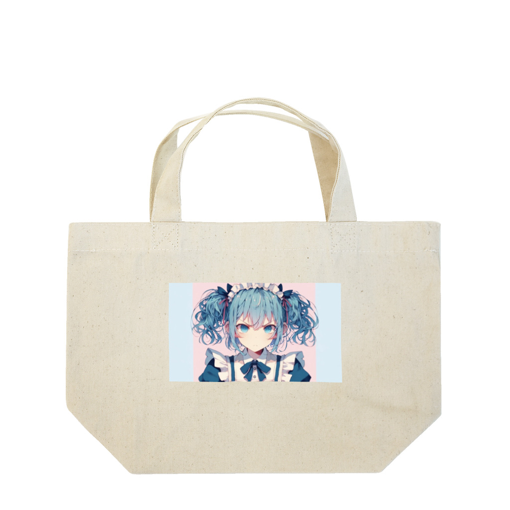 angry  maidの怒りとメイド Lunch Tote Bag