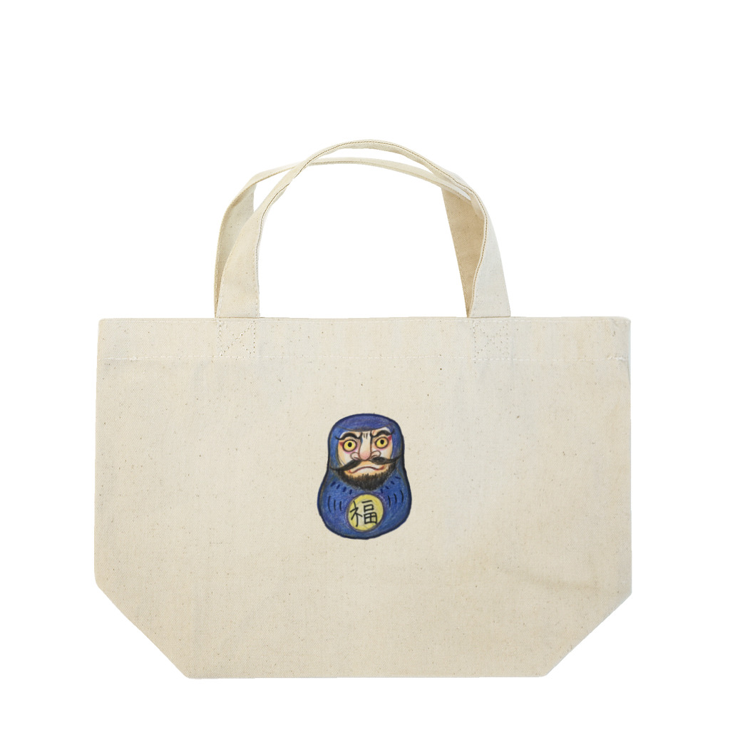 NoenoeMagicの青達磨 Lunch Tote Bag