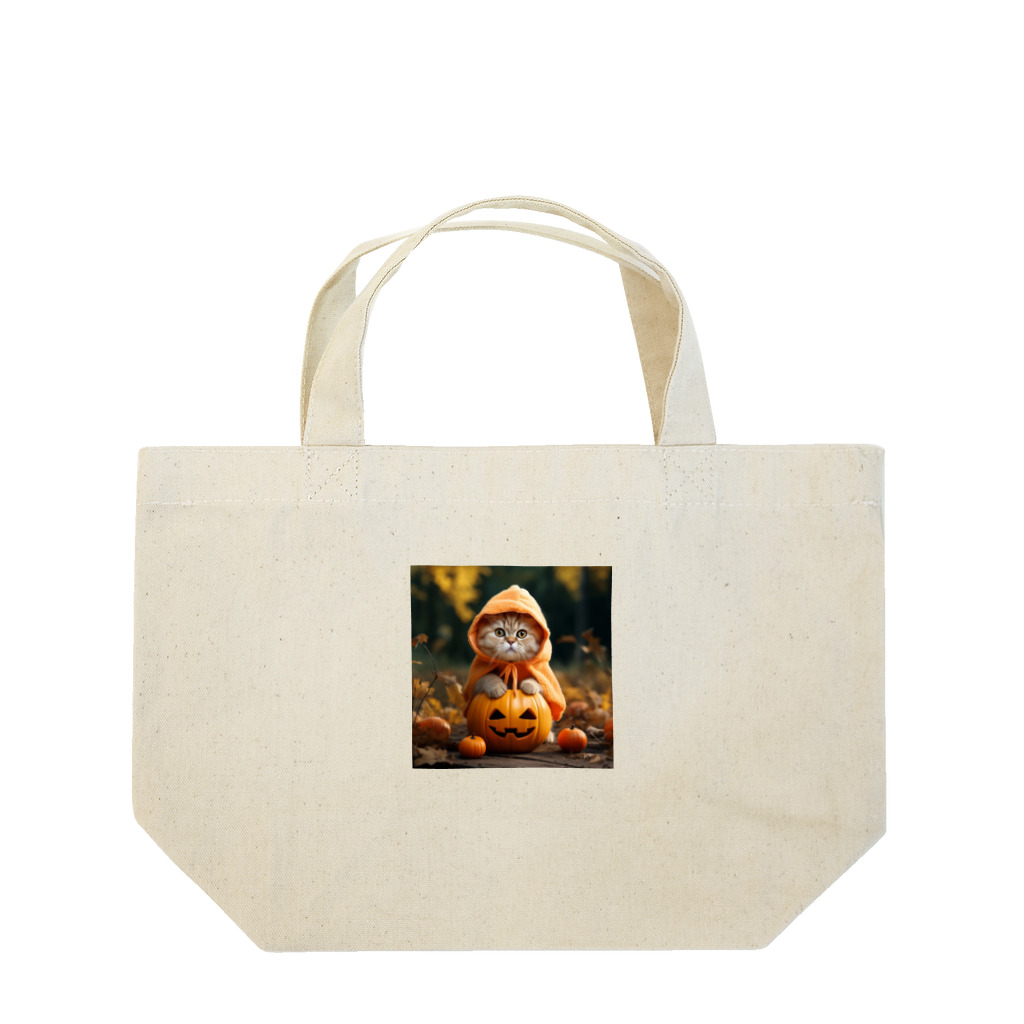 Catharinesのネコのハロウィン Lunch Tote Bag