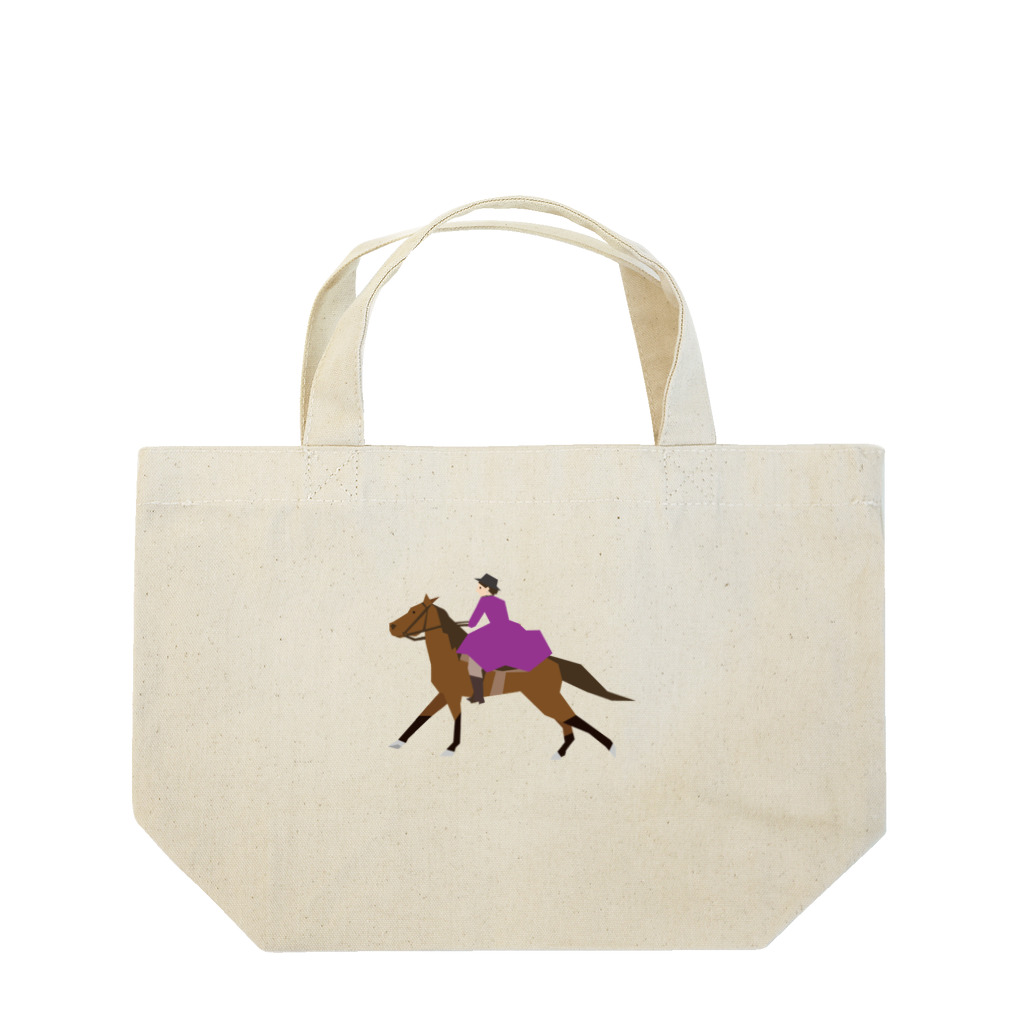 momsdsnマムスデザインの乗馬キャンター／駆け足_ Lunch Tote Bag