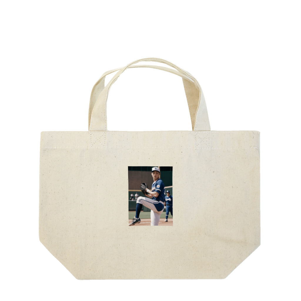 りん　チャンネルのAI野球 Lunch Tote Bag