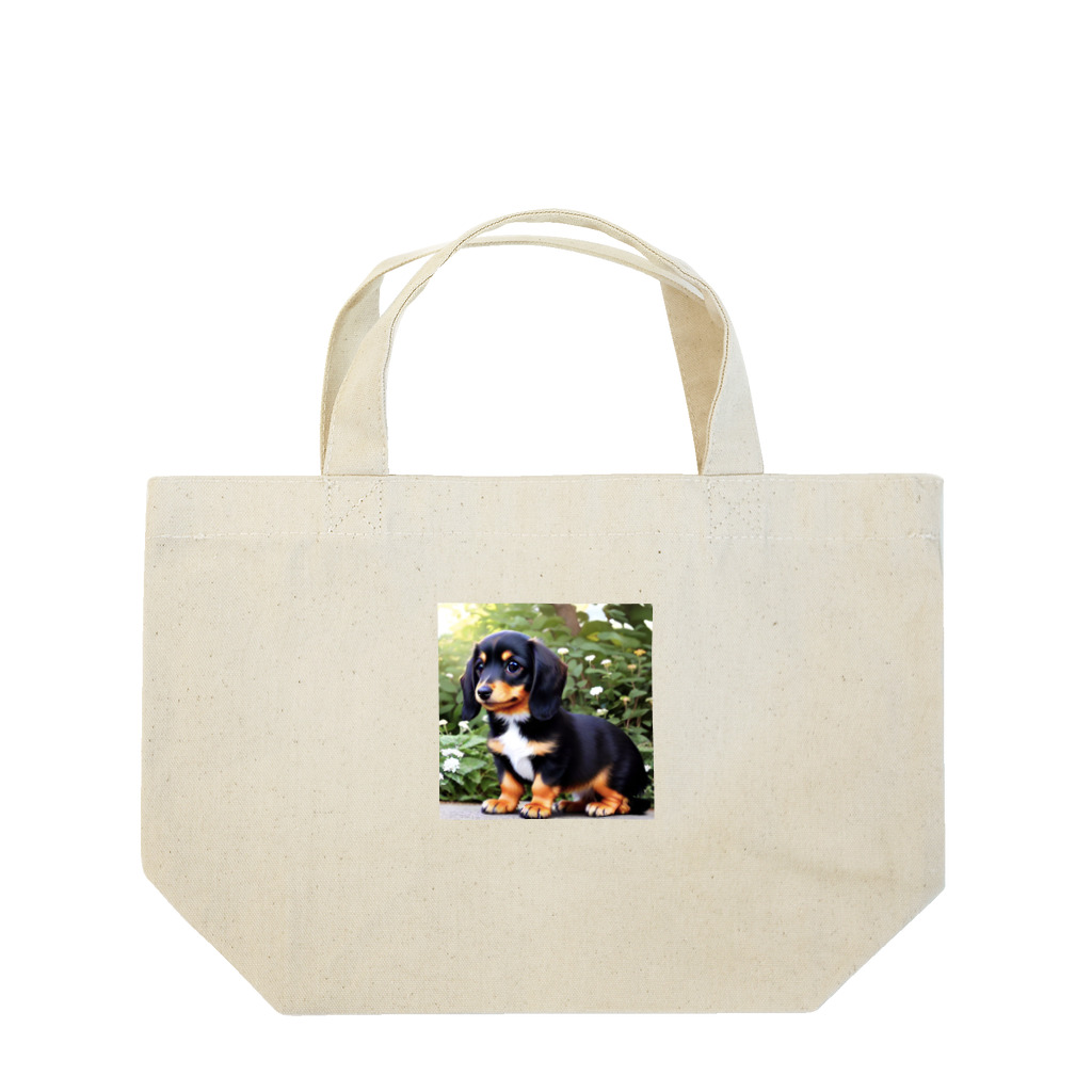 IROTOPIA🐾のダックスフントのリアムくん Lunch Tote Bag