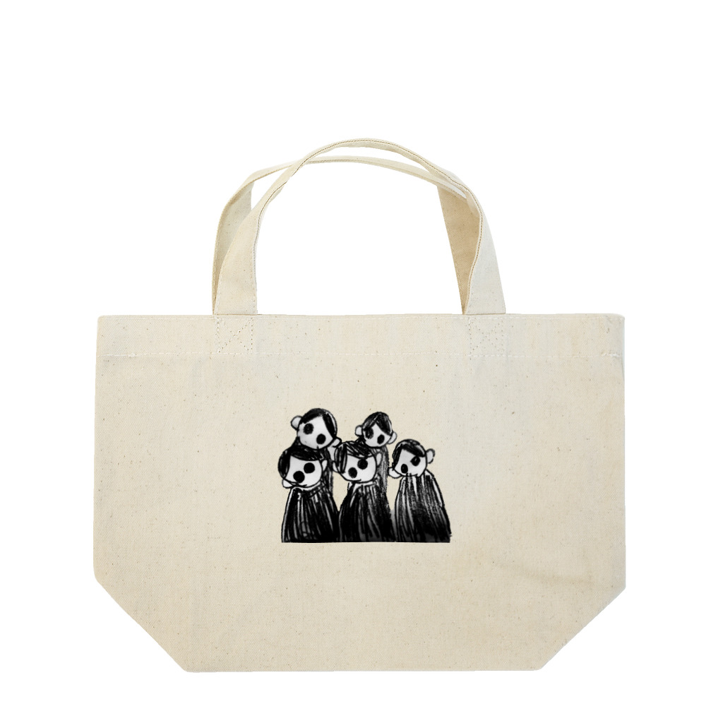 八雲の黒い奴ら Lunch Tote Bag