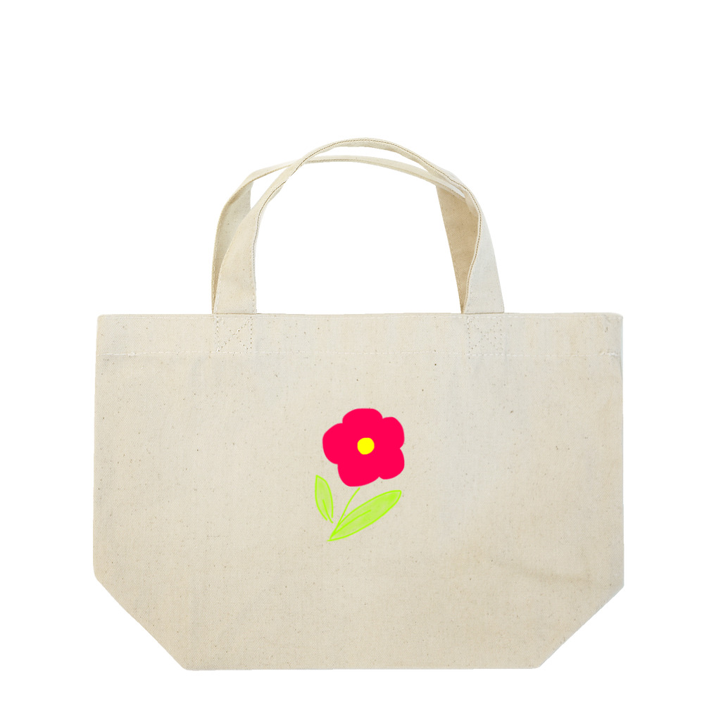 RIBBONSのお花（カラフル） Lunch Tote Bag