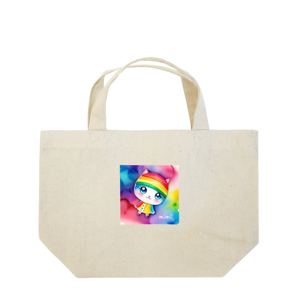 J-M-Kのにじいろ みみちゃん Lunch Tote Bag