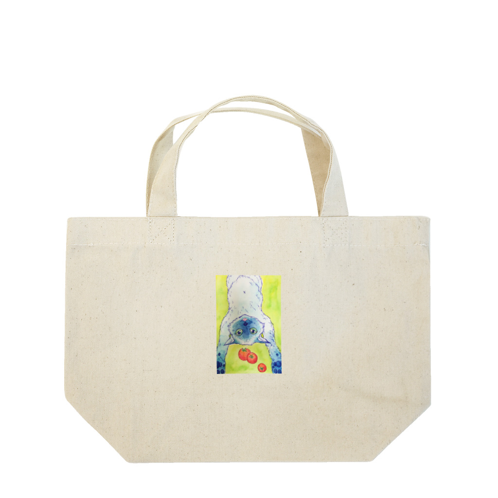ぼくらの時間（みどり色）のバンザイ猫編。 Lunch Tote Bag