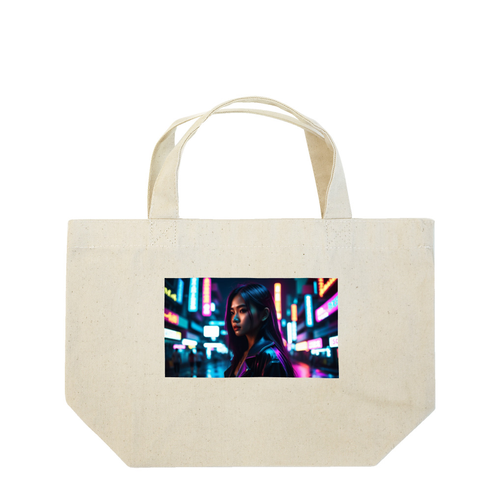 SAMURAI_BOYのAI美少女 Lunch Tote Bag
