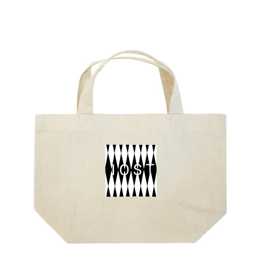 IOST_Supporter_CharityのIOSTバーサスデザイン(白黒シリーズ) Lunch Tote Bag