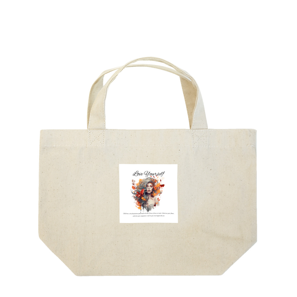 Natures thingのフローラルグレイス Lunch Tote Bag