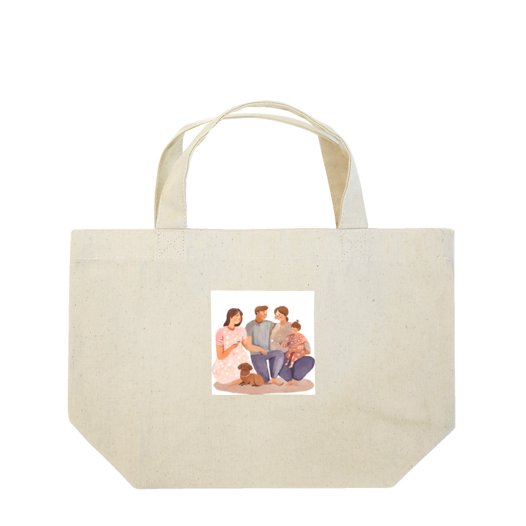 kichamanの家族だんらん Lunch Tote Bag