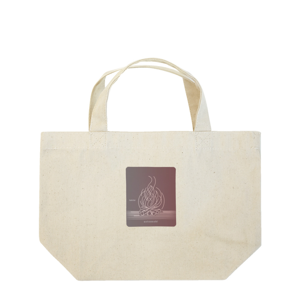 sotoasobiのsotoasobi -takibi- Lunch Tote Bag